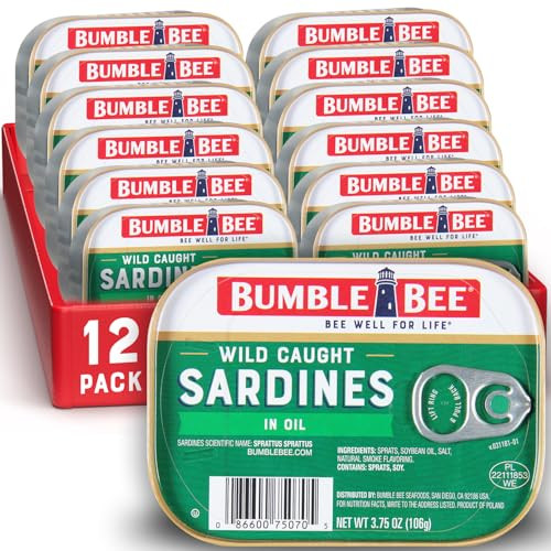 Bumble Bee Sardines in Oil 12-Pack