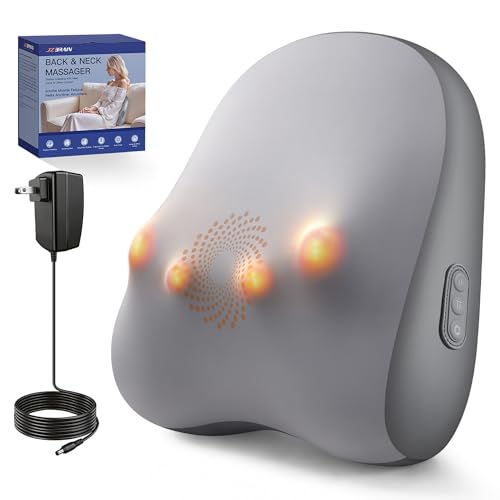 JZBRAIN Electric Back Massager Deep Tissue Kneading Heat Deal