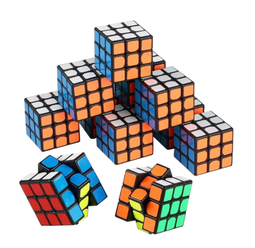 Mini Puzzle Cubes (18-Pack)