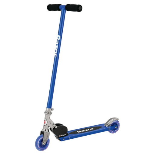 Razor S Folding Kick Scooter with Light-Up Wheel