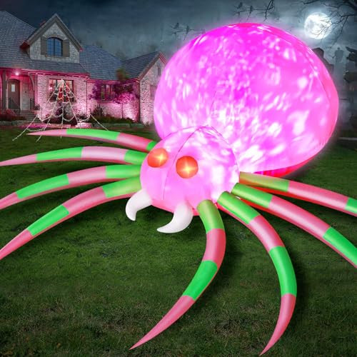 8' Halloween Inflatable Spider