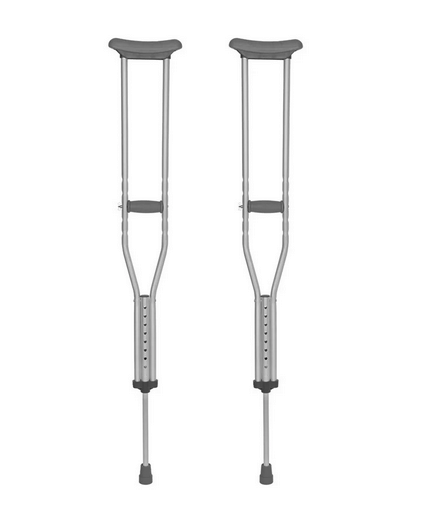 SevaCare Adjustable Aluminum Crutches