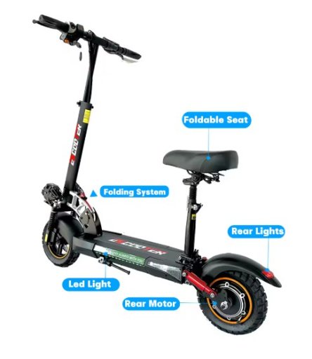 Lightweight Long Range Electric Scooter