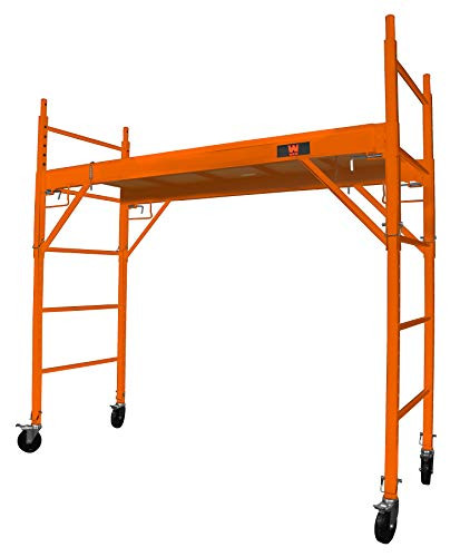WEN Baker-Style Multi-Purpose Rolling Steel Scaffolding
