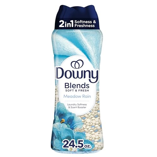 Downy Blends In-Wash Laundry Scent Booster Beads, Meadow Rain Scent, 24.5 OZ