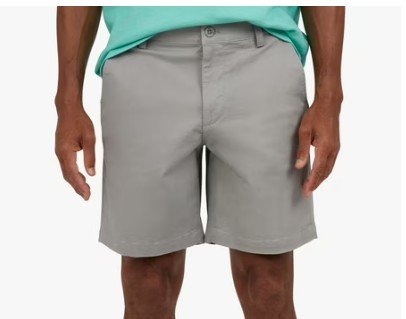 Chaps Men's Flat Front Flex Oxford Shorts