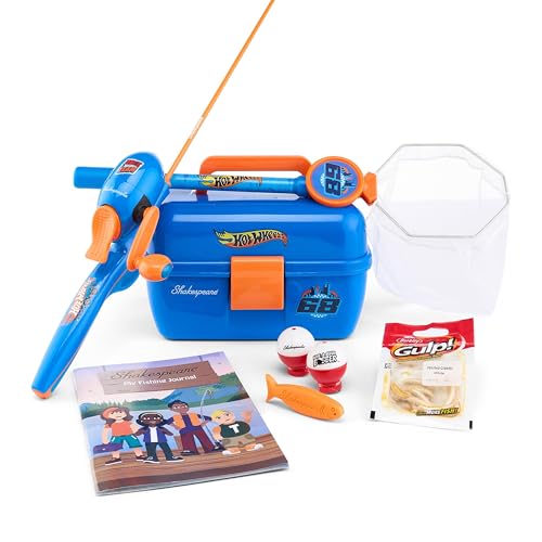 Shakespeare Hot Wheels Kids Fishing Rod & Reel Combo Kit 2'6"