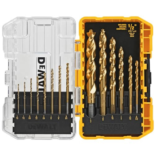 DeWALT Titanium Nitride Coated Drill Bit Set