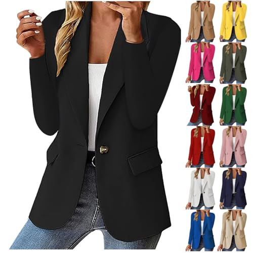Womens Lightweight Long Sleeve Blazer