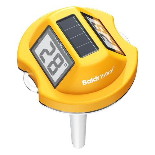 BaldrTherm Solar-Powered Floating Pool Thermometer