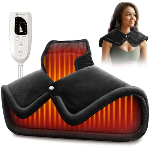 CooCoCo Heating Pad for Neck, Shoulders & Back