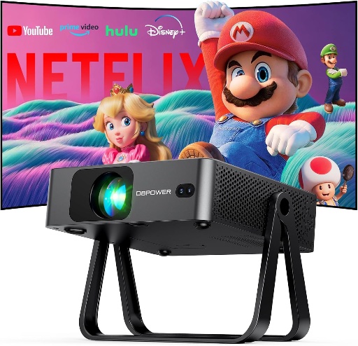 Ultra-Slim Smart Projector with WiFi & Bluetooth