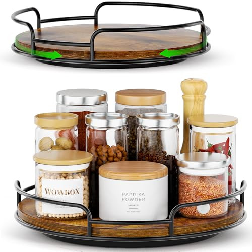 WOWBOX 2 Pack Lazy Susan Organizer
