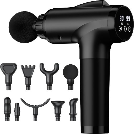 Handheld Electric Muscle Massager W/9 Attachments