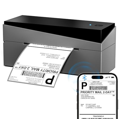 Omezizy 249BT Bluetooth 4x6 Shipping Label Printer