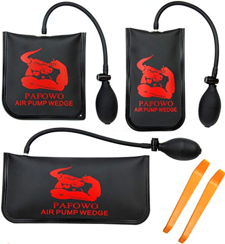 PAFOWO Air Wedge Shim Bag Pump Leveling Kit & Alignment Tool Set 3-Piece (300lb Rating) Deal