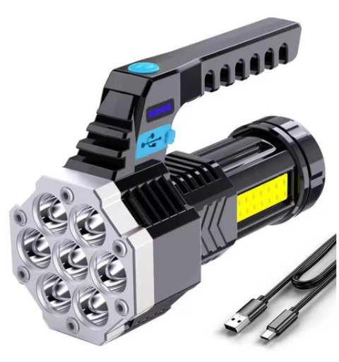 IPX4 Waterproof Multi-Function Handheld Flashlight