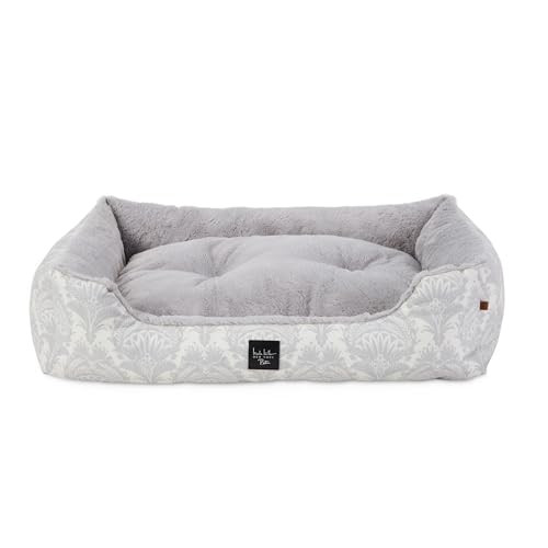 Nicole Miller New York PET Mod Damask Plushy Bolster Pet Bed