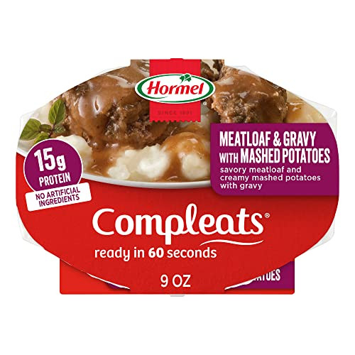 Hormel Compleats Meatloaf & Gravy With Mashed Potatoes Microwave Tray
