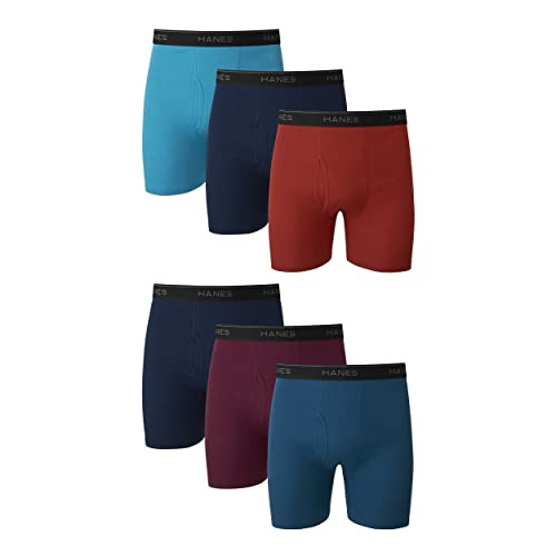 Hanes Men's Boxer Briefs 6-Pack