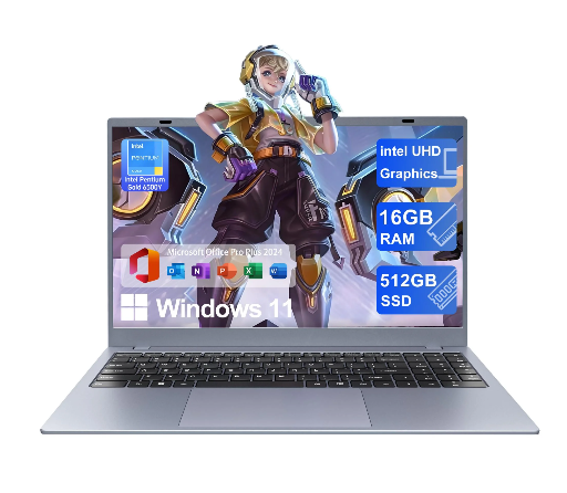 RNRUO 15.6" Windows 11 Laptop