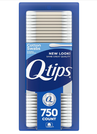 Q-tips Cotton Swabs, 750 Count