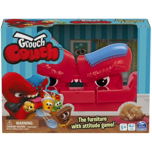 Grouch Couch, Furniture w/ Attitude Popular Funny Fast-Paced Board Game w/ Sounds