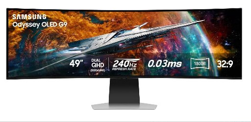 Samsung 49" 1440p HDR 240Hz AMD FreeSync Curved Monitor