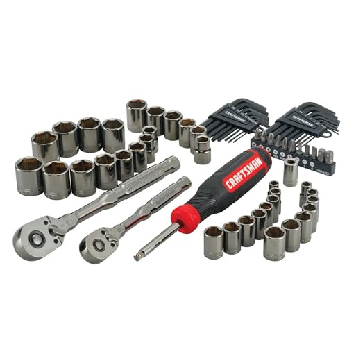 CRAFTSMAN OVERDRIVE Gunmetal Chrome Mechanics Tool Set