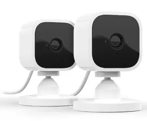 Blink Mini Indoor Wired 1080p Wi-Fi Security Camera 2-Pack