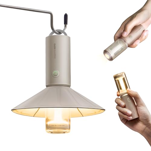 HOTO 3-in-1 Camping Lantern/Flashlight 3100mAh