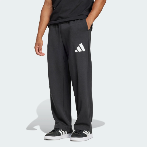 adidas Men's Essentials Wide Leg 3 Bar Logo Pants