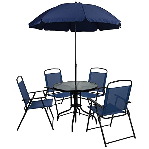 Flash Furniture Nantucket 6-Piece Patio Dining Set
