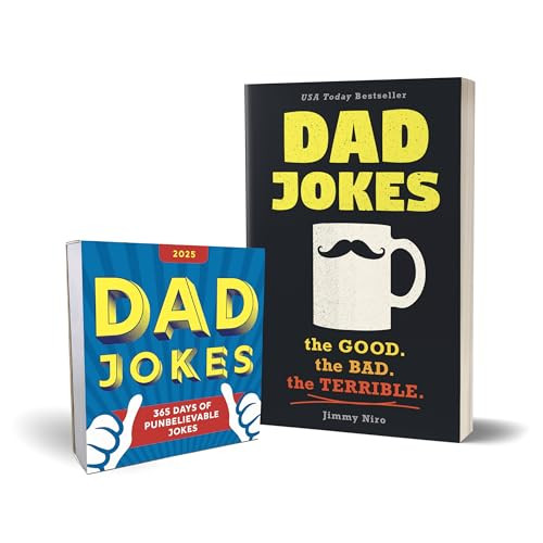 Dad Jokes Gift Set: Book and 2025 Calendar