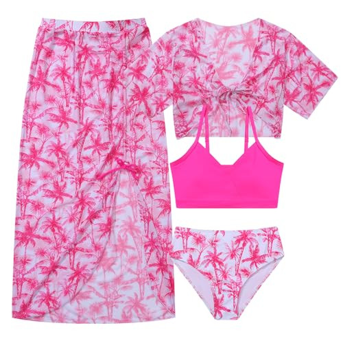 Tropical Bathing Suits Set For Kids