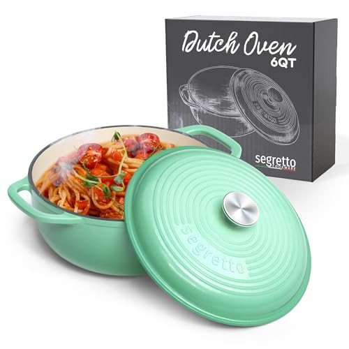 Segretto Enameled Cast Iron 6 Qt. Dutch Oven