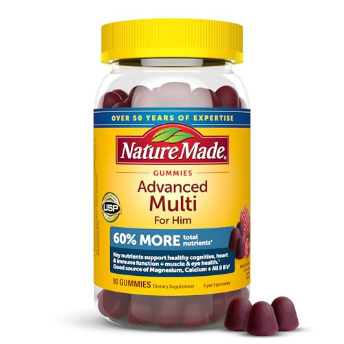 Nature Made Advanced Multivitamin Gummies for Men