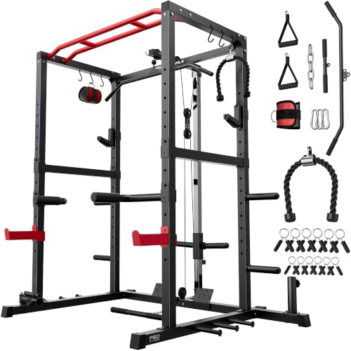 Sportsroyals Power Cage with Lat Pulldown