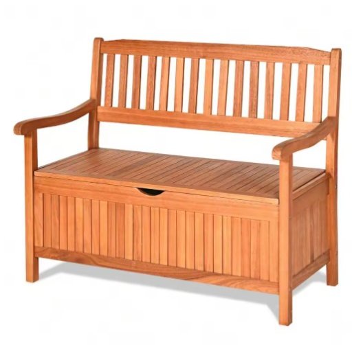 Outdoor Storage Bench Deck Box Patio Loveseat