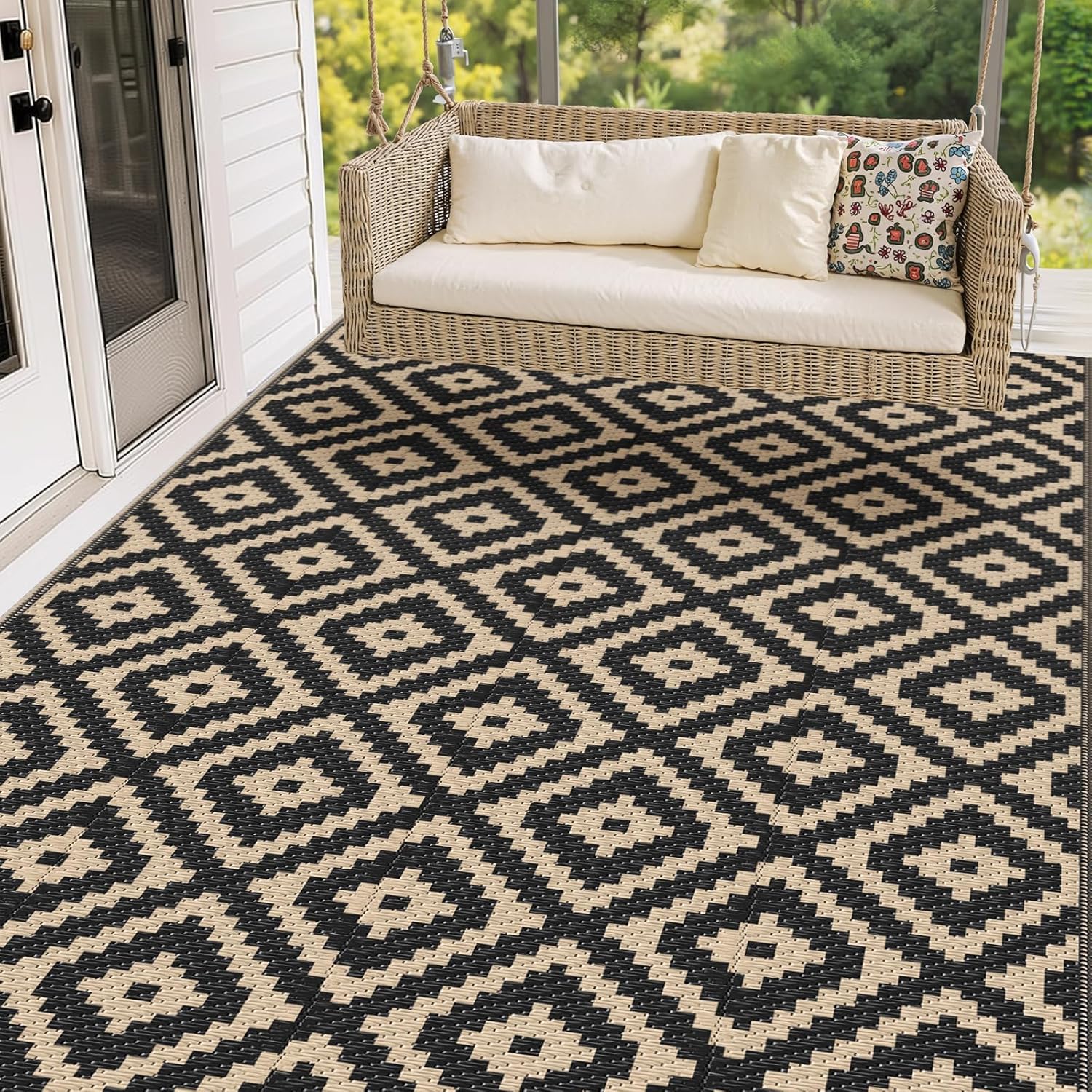 Mattitude Waterproof Outdoor Rug 5x8 Ft