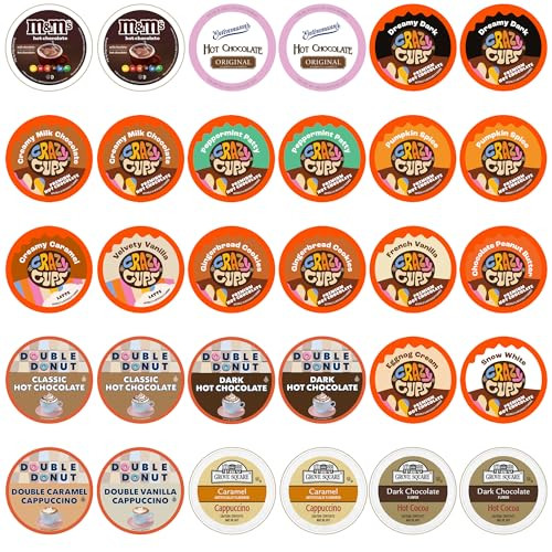 Cappuccino & Hot Chocolate Variety K-Cup Pack, 30 Count
