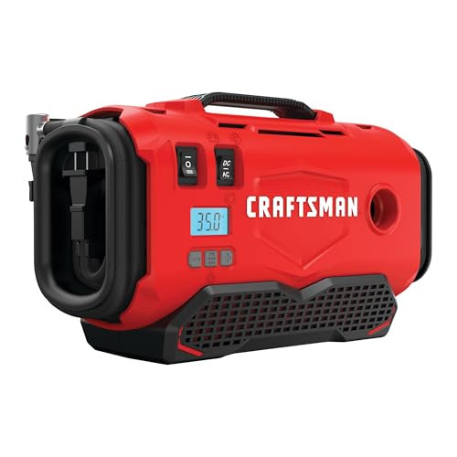 CRAFTSMAN V20 Tire Inflator, Tool Only