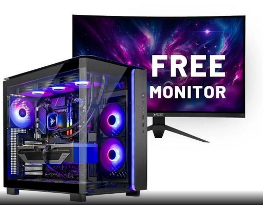 Skytech King 95 Gaming PC Desktop with Free 27" QHD+ 180Hz Gaming Monitor