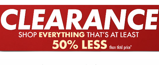 Boscov's Summer Clearance Sale