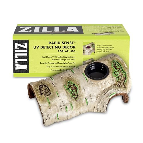 Zilla Rapid Sense UV Detecting Pet Reptile Terrarium Décor