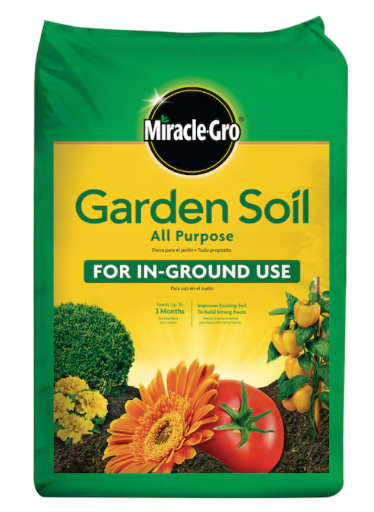 Miracle-Gro In-Ground Use 0.75 Cubic feet All-purpose Garden soil