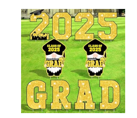 Class of 2025 Graduation Yard Signs - 10 Pcs