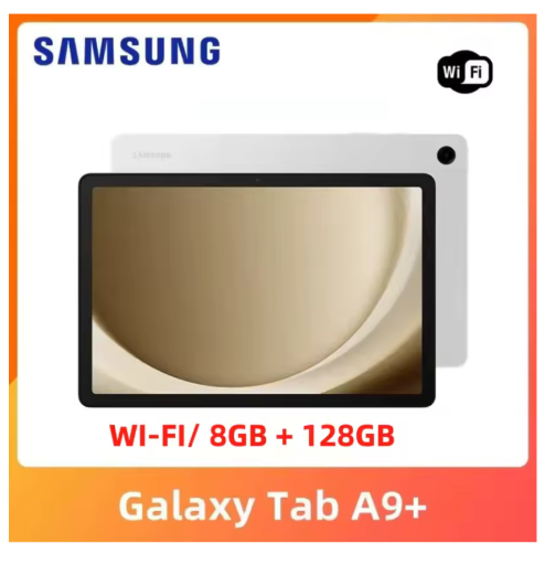 Samsung Galaxy Tab A9+ Android Tablet w/ 8GB+128GB Android Tablet, 2.2GHz Octa-core, 90Hz LCD Display, 8MP Rear Camera