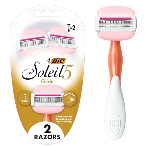BIC Soleil 5 Glide Women’s Disposable 5-Blade Razors 2-Pack Deal