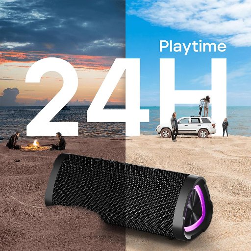 Vanzon Bluetooth Speaker W/24H Playtime